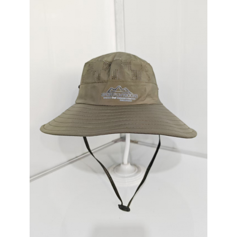 夏季渔夫帽速干防晒帽大帽檐遮阳帽可折叠登山帽钓鱼帽时尚百搭男