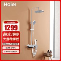 海尔卫玺花洒SL5405月光白调温