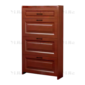 翌嘉 木质翻斗鞋柜入户门口窄边鞋柜单层单抽屉700*170*1200mm