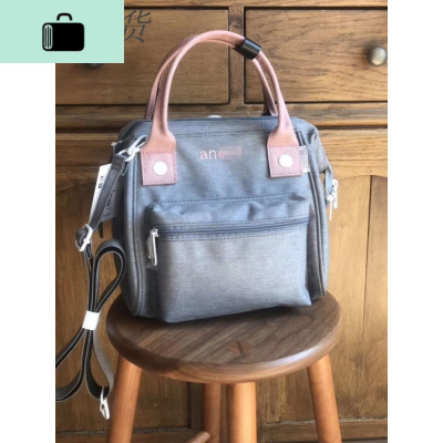 日系2019新款布双肩大小号手拎斜跨单肩随身女士妈妈大小女包NEW LAKE女斜挎包
