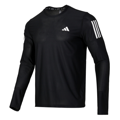 Adidas阿迪达斯男装新款跑步训练圆领运动长袖T恤IN1486 ZP