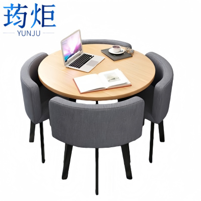 荺炬1桌4椅90cm套