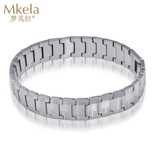 梦克拉Mkela 钨金男士手链 吉祥 时尚简约手链礼物 日韩风格 送朋友 如图