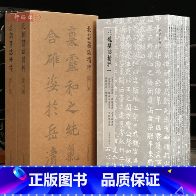 [正版]学海轩 共10本北朝墓志精粹一辑二辑北魏卷1-8西魏卷北周卷书法作品毛笔字帖毛笔书法教程作品书法篆刻历代书法艺