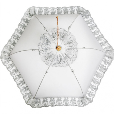 敬平(JING PING)可折叠遮盖菜罩厨房碗罩长方形饭桌罩圆形餐桌罩食物罩大号菜伞 大号烟雨蒙蒙菜罩灰色饭罩