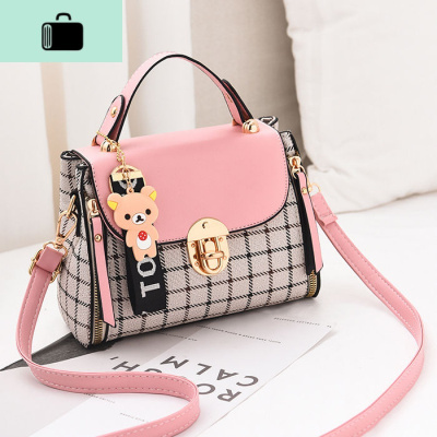 小包包女2019春夏新款百搭仙女斜挎包韩版手提单肩ins超火小方包NEW LAKE