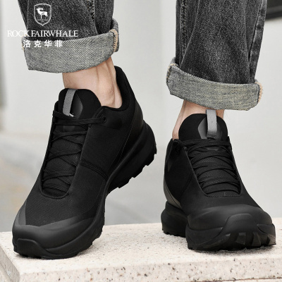 洛克华菲 Rock Fairwhale 男士低帮鞋轻盈透气舒适百搭设计潮流耐磨运动健步鞋