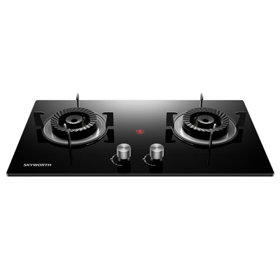 创维 玻璃煤气灶双灶家用 5.0kW液化气嵌入式台式灶具玻璃面板[不含安装]