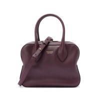 Ferragamo女士小号棕色真皮手提斜挎两用包 百搭时尚休闲单肩包 送女友