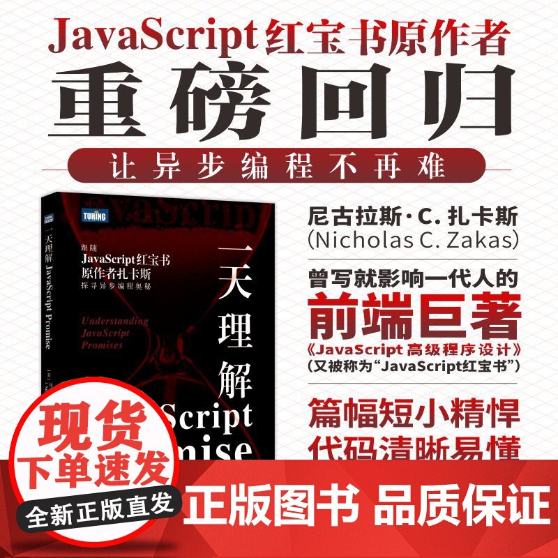 一天理解JavaScript Promise 前端开发JavaScript异步编程计算机编程语言程序设计书籍