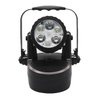 简鼎 JD6318 12W DC11.1V LED IP66 5700K 轻便式多功能强光灯(计价单位:个) 黑色