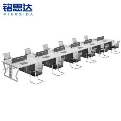 铭思达职员办公桌十二人位含柜椅套