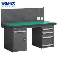 铭思达钳工操作台1.5米五抽一门张