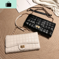 包包女2020夏秋新款菱格ins通勤质感链条手提斜挎包公文小方包NEW LAKE女斜挎包