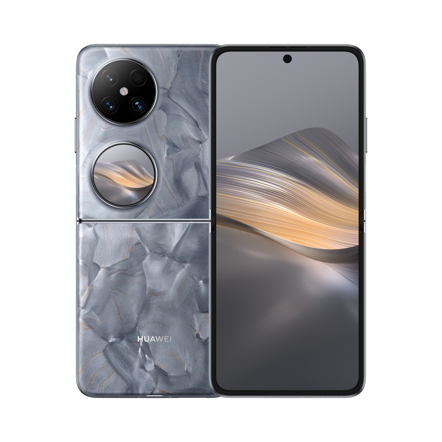 华为/HUAWEI Pocket 2 512GB 大溪地灰 超平整超可靠 全焦段XMAGE四摄 紫外防晒检测 鸿蒙折叠屏手机