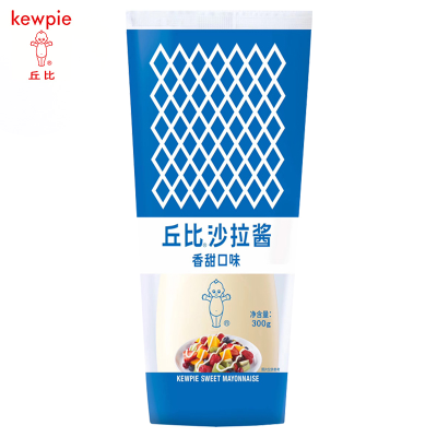 丘比香甜味沙拉酱300g-色拉酱方便挤压瓶袋装凉拌蔬菜水果沙拉蘸料