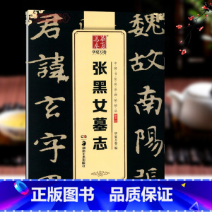 [正版]学海轩张黑女墓志中国书法碑帖楷书02简体旁注张玄墓志铭北魏楷书毛笔字帖书法成人学生临摹临帖古帖收藏鉴赏书籍华夏