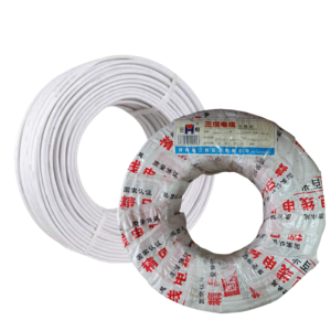 三恒 双芯单股铜芯电线BVVB 2×4mm²×100m 卷