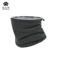 山之只 冬季防寒面罩脖套 黑色均码 个