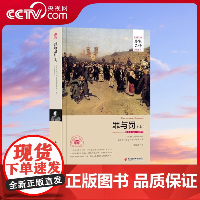 [央视网]罪与罚 上 下册 世界文学名著 名家名译 全译本 世界经典文学名著外国文学小说精装典藏版 3D