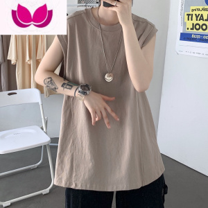 七斓运动背心男夏季薄款无袖t恤潮牌宽松篮球上衣ins港风简约百搭坎肩