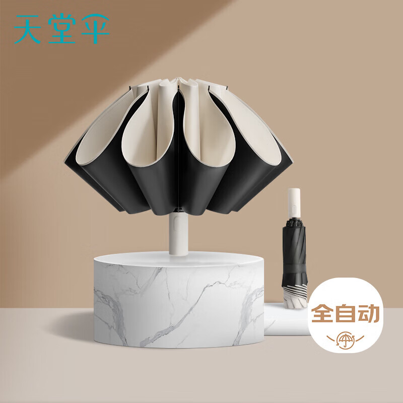 天堂伞31173E静澜 58*10三折自开收