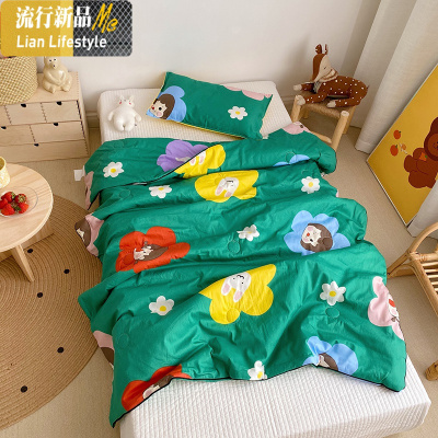 儿童夏凉被棉午睡小被子被芯棉空调被薄款单人婴儿宝宝幼儿园 三维工匠