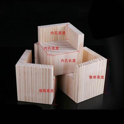 KB床脚垫腿木块茶几脚垫高块实木支撑脚沙发脚桌腿加高垫柜脚 内15x15cm增高15cm/个