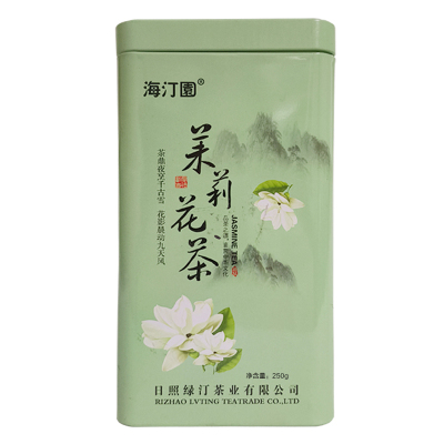 海汀园 茉莉花茶 250g 罐