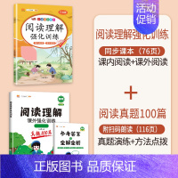 [2本]阅读真题+同步阅读·下册 小学二年级 [正版]阅读理解专项训练书一年级二年级三四五六年级小学语文阅读理解强化训练