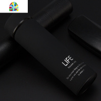 保温杯男刻字不锈钢商务大容量水杯女便携带滤网定制印LOGO FENGHOU 深蓝色