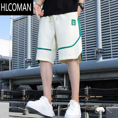 HLCOMAN短裤男夏季潮牌宽松青少年休闲五分裤子初中高中学生夏天运动中裤