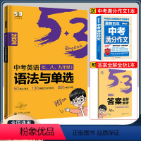 中考英语语法与单选 全国通用 [正版]2024版中考语法与单选全国通用五三英语专项训练53初中英语辅导资料书九年级中考英