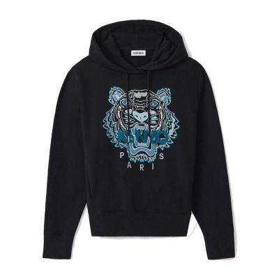 高田贤三(Kenzo)女款刺绣连帽卫衣棉质舒适百搭休闲运动套头衫潮