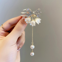 铃兰花小号发夹女侧边抓夹超仙发卡后脑勺夹子头饰2023年新款网红送女朋友老婆情人节七夕生日礼物