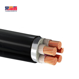 常顺鑫 铜芯交联聚乙烯钢带电缆 ZC-YJV22 4×70+1×35 米