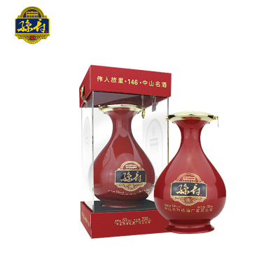 孙府诞辰146系列700ml单瓶中山名酒酱香型白酒53度纯粮食白酒礼盒