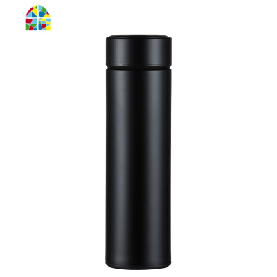 304不锈钢保温杯男双层真空商务水杯学生保温壶女士便携泡茶杯子 FENGHOU 典雅黑
