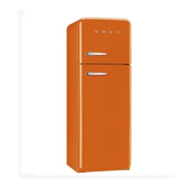 欧洲进口 smeg斯麦格 fab30系列 50年代复古冷藏冷冻双开门冰箱 橘