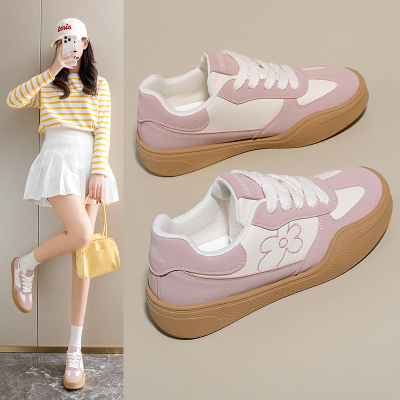 20266春季德训小白鞋新款韩版ins女学生厚底增高运动板鞋休闲