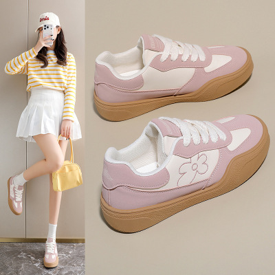 20266春季德训小白鞋新款韩版ins女学生厚底增高运动板鞋休闲