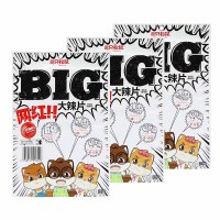 三只松鼠大辣片休闲辣条经典童年劲道麻辣零食大辣片230g*3袋