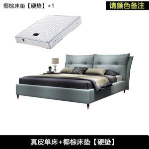 森美人港式轻奢床简约现代双人床1.8米北欧床婚床主卧2.2米