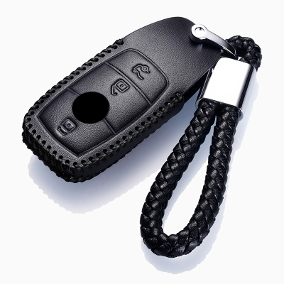 [补贴10%]2020款奔驰真皮钥匙套E级E300L/E260L/ C200L/C260/GLC260L专用扣汽车钥匙包