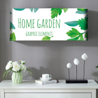 幸福派 挂机空调罩格力美的挂机空调防尘罩开机不取卧室1.5P匹挂式空调罩套盖布 4028家庭花园 92*20*35cm