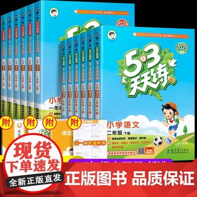 2025新53天天练二年级下册语文人教版部编一上三四五六年级上册同步练习册阅读理解专项训练书小学试卷测试题5+3五三5.