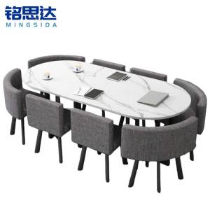 铭思达洽谈桌一桌八椅套