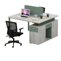 慧采云 屏风工位桌职员办公桌简约电脑桌椅组合办公家具隔断2人位工作桌