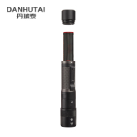 丹琥泰DHT-L4 3W IP67 USB充电式可变焦高亮LED手电筒 (计价单位:个) 黑色