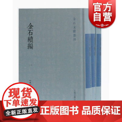 正版 金石续编 全三册 金石文献丛刊 陆耀遹撰 收录从汉到宋辽金西夏石刻文字400余种 上海古籍出版社